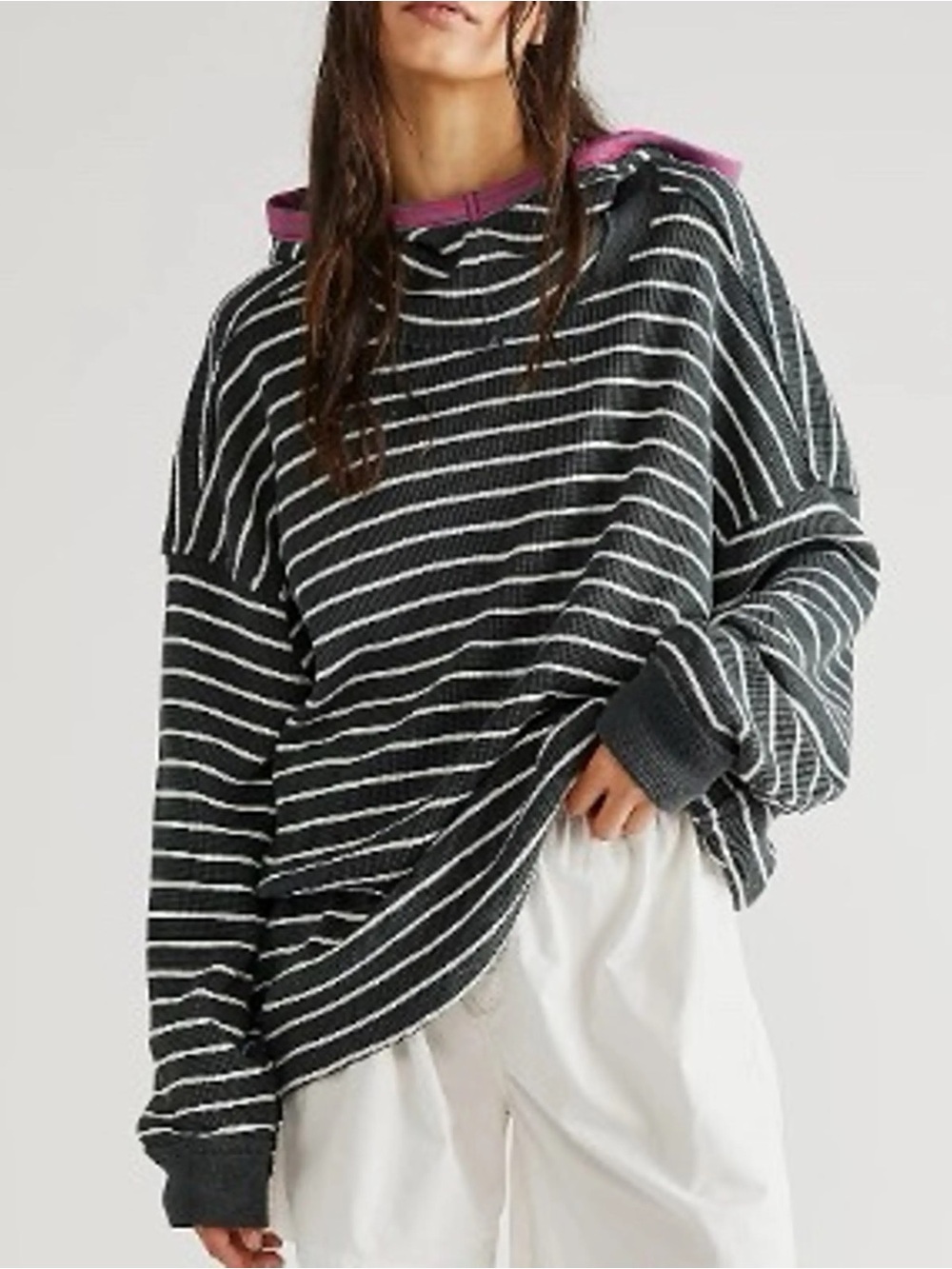 We The Free Women’s Free People Radical Thermal  Hoodie‎ Shirt Size Large